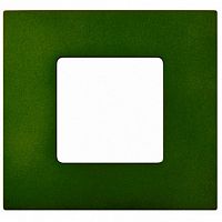 Рамка 1 пост 27 PLAY, зеленый артик |  код. 2700617-084 |  Simon
